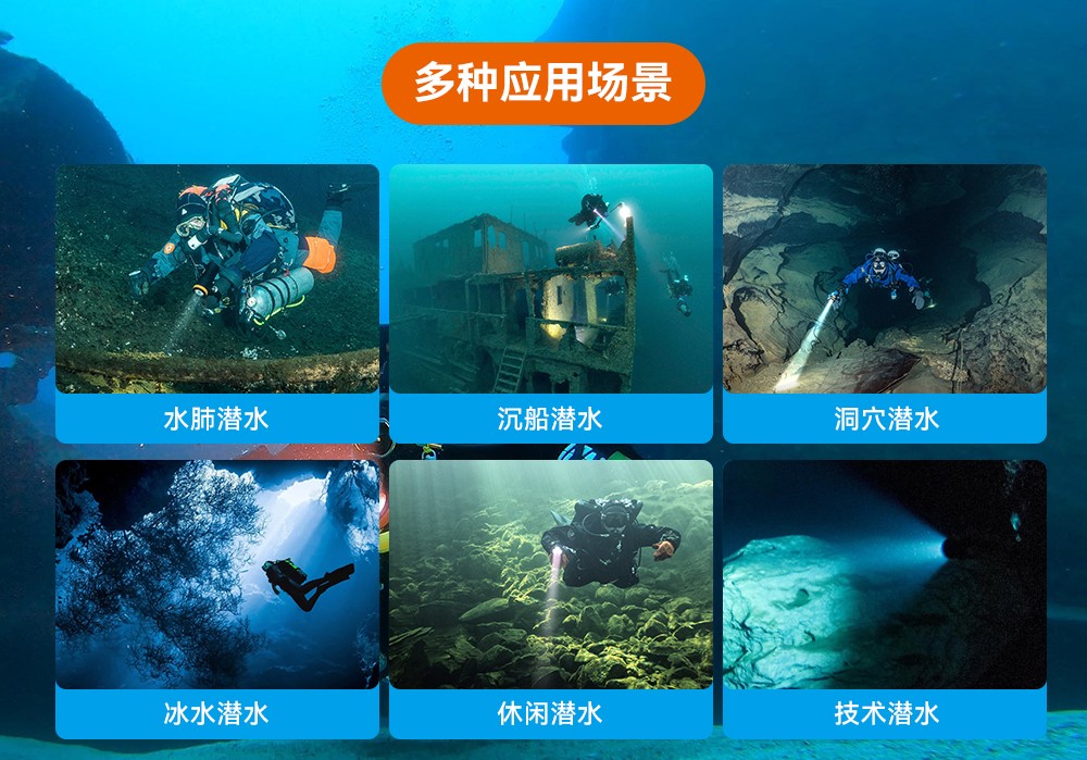 D920潛水無線主燈,水下技術主燈,潛水照明燈,水域救援照明,草莓视频官网OrcaTorch