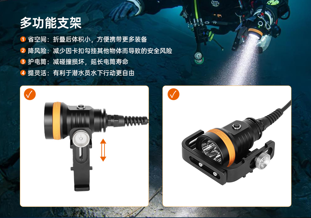 虎(hǔ)鯨OrcaTorch,D630 v2.0 技術潛水手(shǒu)電筒,水下探險照明,水下搜索燈,沉船照明(míng)燈 草莓视频官网(jīng)OrcaTorch,D630技術潛水手電筒(tǒng),水(shuǐ)下探險照明,水下(xià)搜索燈,沉(chén)船照明燈