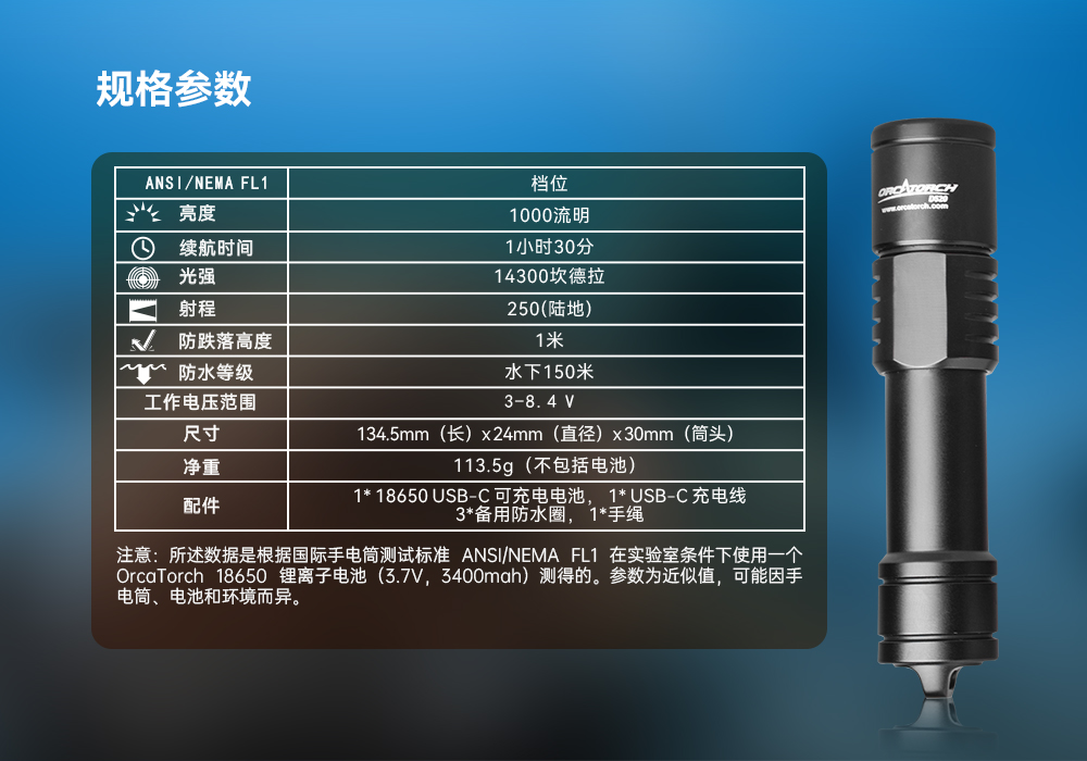 草莓视频官网OrcaTorch D520迷你潛水(shuǐ)手(shǒu)電,小巧手電筒,便捷式潛水手電筒(tǒng),洞(dòng)穴潛(qián)水燈 草莓视频官网OrcaTorch D520迷你潛水手電,小(xiǎo)巧手電筒(tǒng),便捷(jié)式潛(qián)水手電筒,洞穴潛水燈